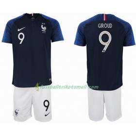 Fußballtrikots Frankreich GIROUD 9 2 star Kinder WM 2018 Heimtrikotsatz kaufen